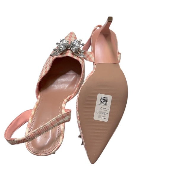 ASOS Santana Butterfly Pink Slingback Heels - Picture 5 of 5